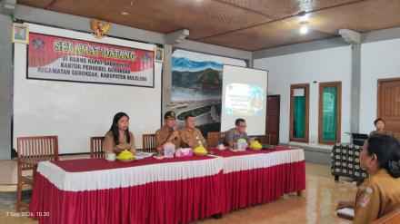 SOSIALISASI EVALUASI PERKEMBANGAN DAN PERLOMBAAN DESA TINGKAT KABUPATEN BULELENG